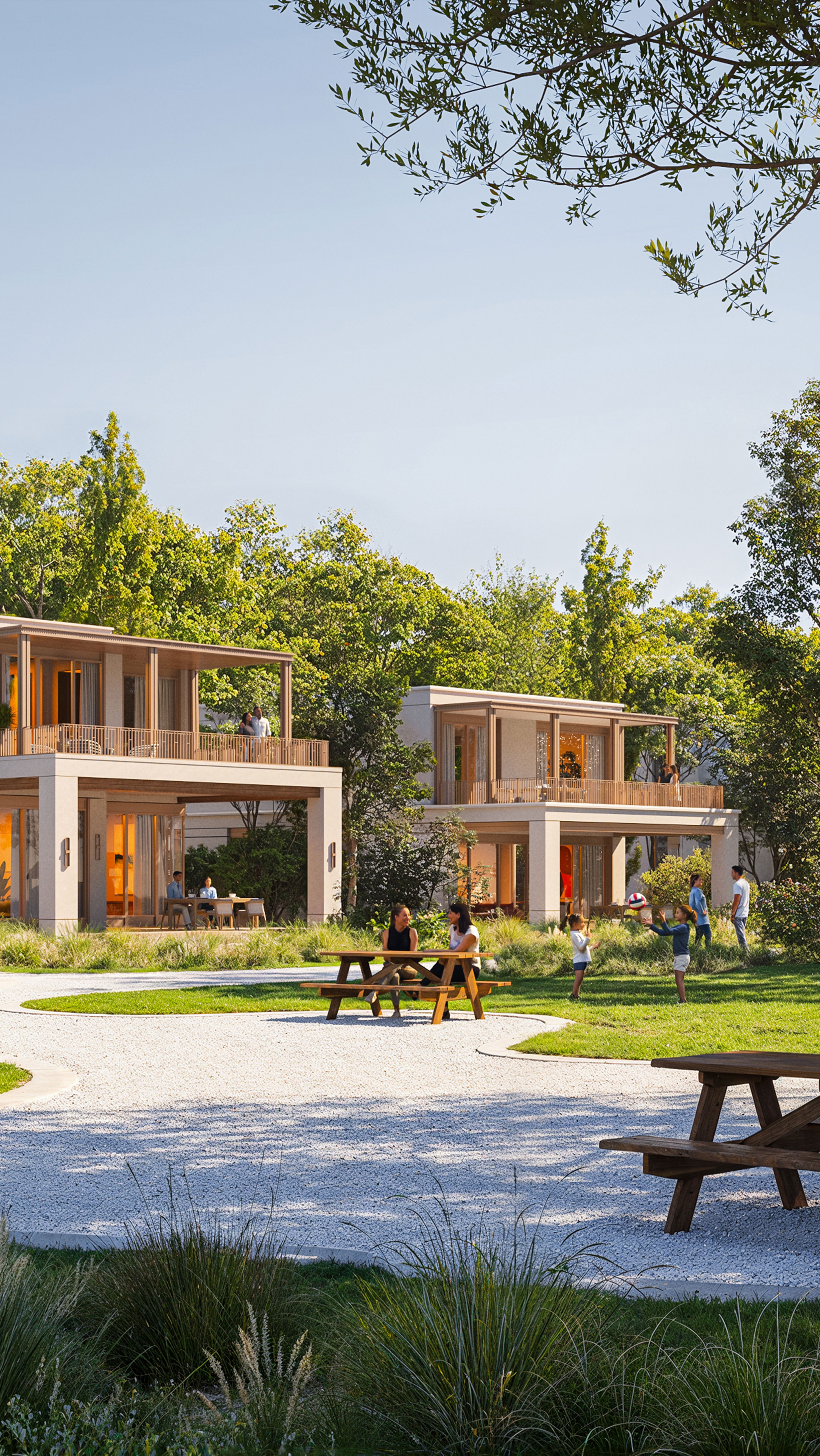 Tbilisi Waterfront community plaza and social spaces designed for outdoor gathering